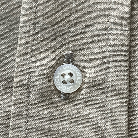 Crocodile International Men’s Oxford Button down size 42 size XL - Picture 4 of 14